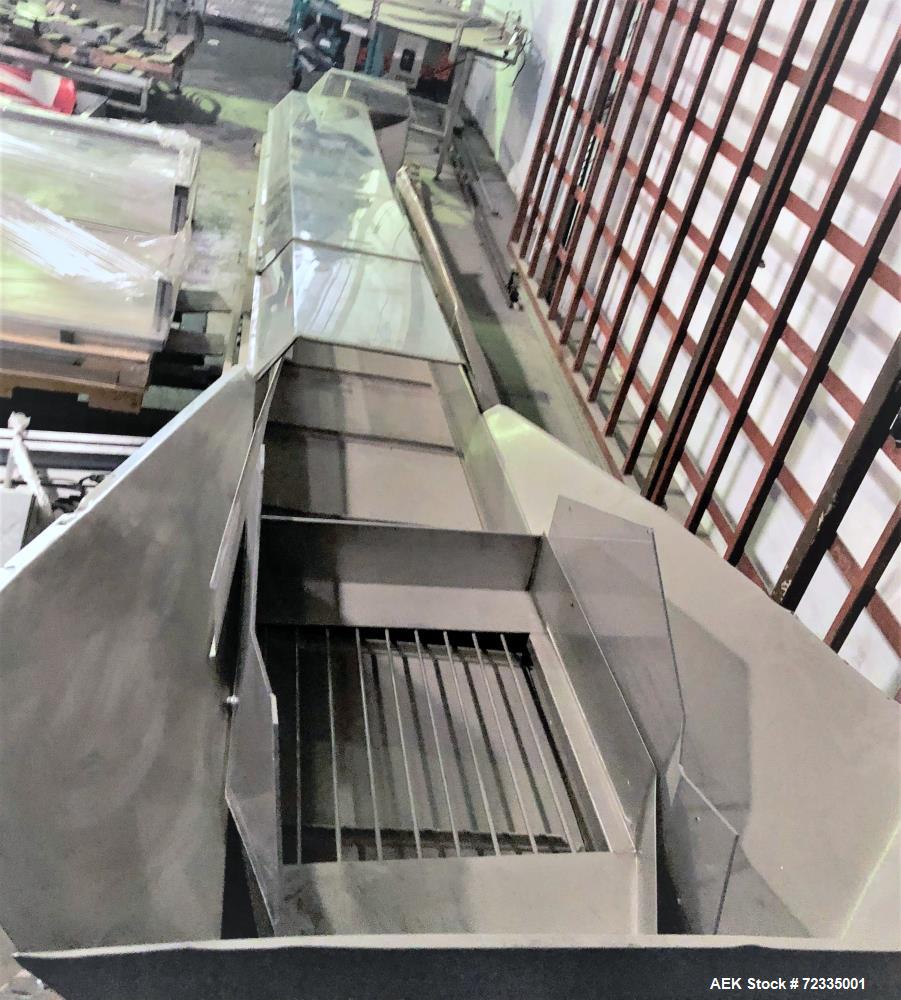 Used Posimat Access Series N15 Rotary Bottle Unscrambler System with Bulk Feed