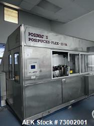 Used-Posimat Model F-23 Posipuck Bulk Bottle Unscrambler and Puck Placer