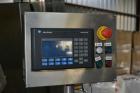 Used Ozaf AC/1500 Bottle Unscrambler, capacity approximately 170-180 units per minute. Includes an OZAF integrated elevator model E/10AG. SELLING PRICE AS IS, WHERE IS, SANFORD, NC.