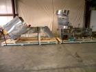 Used Kalish Kalisort-200 Bottle Orienter, Model 7430. Approximately 200 bottles per minute. Includes a starwheel, 4’’ wide x 74’’ long takeaway conveyor, and a stainless steel hopper, serial# 0012. I...