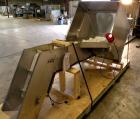 Used Kalish Kalisort-200 Bottle Orienter, Model 7430. Approximately 200 bottles per minute. Includes a starwheel, 4’’ wide x 74’’ long takeaway conveyor, and a stainless steel hopper, serial# 0012. I...