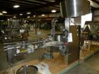 Used Kalish Kalisort-200 Bottle Orienter, Model 7430. Approximately 200 bottles per minute. Includes a starwheel, 4’’ wide x 74’’ long takeaway conveyor, and a stainless steel hopper, serial# 0012. I...