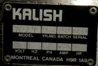 Used Kalish Kalisort-200 Bottle Orienter, Model 7430. Approximately 200 bottles per minute. Includes a starwheel, 4’’ wide x 74’’ long takeaway conveyor, and a stainless steel hopper, serial# 0012. I...