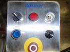 Used DT Kalish Kalisort 7400 bulk bottle unscrambler with DT Kalish model 999 inoized air cleaner bottle inverter and twin nozzle cleaning head, serial# 0001. (1) DT Kalish unscrambler, model 7400. I...