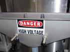 Used DT Kalish Kalisort 7400 bulk bottle unscrambler with DT Kalish model 999 inoized air cleaner bottle inverter and twin nozzle cleaning head, serial# 0001. (1) DT Kalish unscrambler, model 7400. I...