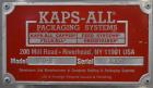 Used Kaps-All Model AU-6 Automatic Plastic Bottle Unscrambler – 300 CPM Capacity