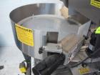 Used Kaps-All AU3 Bulk Bottle Unscrambler. Capable of speeds up to 150 bottles per minute. Bottle size range: (height) 1/2