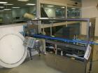 Used Kapsall Automatic Bottle Unscrambler, Model AU5C, all stainless steel. Features air cleaner, 48