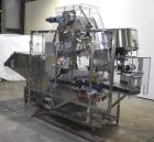 Used New England Machinery Model NEHCL-200AJ Bulk Bottle Unscrambler. Machine is capable of speeds up to 200 bottles per minute. Container size range: Diameter 5/8