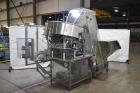 Used New England Machinery Model NEHCL-200AJ Bulk Bottle Unscrambler. Machine is capable of speeds up to 200 bottles per minute. Container size range: Diameter 5/8