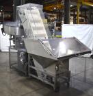 Used New England Machinery Model NEHCL-200AJ Bulk Bottle Unscrambler. Machine is capable of speeds up to 200 bottles per minute. Container size range: Diameter 5/8