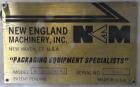 Used New England Machinery Model NEHCL-200AJ Bulk Bottle Unscrambler. Machine is capable of speeds up to 200 bottles per minute. Container size range: Diameter 5/8