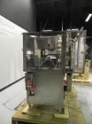 Used New England Model NEHCL-250AJ Bulk Bottle Unscrambler. Has integrated ionized air cleaner. Was last running 45 cc and 60 cc plastic pharmaceutical grade bottles. Includes New England model H/E-1...