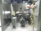 Used New England Model NEHCL-250AJ Bulk Bottle Unscrambler. Has integrated ionized air cleaner. Was last running 45 cc and 60 cc plastic pharmaceutical grade bottles. Includes New England model H/E-1...