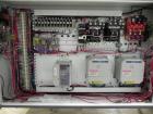 Used New England Model NEHCL-250AJ Bulk Bottle Unscrambler. Has integrated ionized air cleaner. Was last running 45 cc and 60 cc plastic pharmaceutical grade bottles. Includes New England model H/E-1...