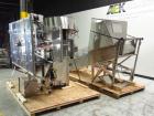 Used New England Machinery Model NEHCL-350 Bulk Bottle Unscrambler. Machine is capable of speeds up to 350 bottles per minute. Has a container size range of 5/8