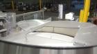 Used New England Machinery Model NEHCL-350 Bulk Bottle Unscrambler. Machine is capable of speeds up to 350 bottles per minute. Has a container size range of 5/8