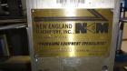 Used New England Machinery Model NEHCL-350 Bulk Bottle Unscrambler. Machine is capable of speeds up to 350 bottles per minute. Has a container size range of 5/8