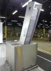 Used Omega Design feeder for Bottle Unscrambler,model H-1-18 bulk bottle elevator. Last running 15, 30, 60cc plastic bottles.