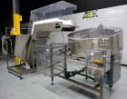 Used Omega Design Model 5D-ST Bulk Bottle Unscrambler with Hopper Elevator Mode