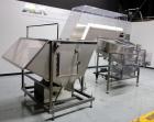 Used Omega Design Model 5D-ST Bulk Bottle Unscrambler with Hopper Elevator Mode