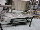 Used Omega Design Model 5D-ST Bulk Bottle Unscrambler with Hopper Elevator Mode