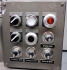Used Omega Design Model 5D-ST Bulk Bottle Unscrambler with Hopper Elevator Mode