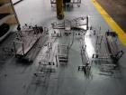 Used Omega Design Model 5D-ST Bulk Bottle Unscrambler with Hopper Elevator Mode