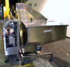 Used Pace Omniline Model M 300 Bulk Bottle Unscrambler with integrated elevator. Capable of speeds from 10 to 400 bottles per minute. Can handle bottles from 30cc to 1000cc with changeparts. Pharma-L...