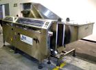 Used Pace Omniline Model M 300 Bulk Bottle Unscrambler with integrated elevator. Capable of speeds from 10 to 400 bottles per minute. Can handle bottles from 30cc to 1000cc with changeparts. Pharma-L...