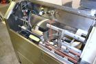 Used Pace Omniline Model M 300 Bulk Bottle Unscrambler with integrated elevator. Capable of speeds from 10 to 400 bottles per minute. Can handle bottles from 30cc to 1000cc with changeparts. Pharma-L...