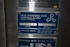 Used Pace Omniline Model M 300 Bulk Bottle Unscrambler with integrated elevator. Capable of speeds from 10 to 400 bottles per minute. Can handle bottles from 30cc to 1000cc with changeparts. Pharma-L...
