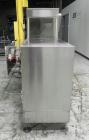 Used Pace Model M300 Pharmaceutical Bottle Unscrambler capable of speeds up to 250 containers per minute. Has bulk elevator and hopper, ionized air cleaner and all stainless steel construction. Conta...