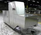 Used Pace Model M300 Pharmaceutical Bottle Unscrambler capable of speeds up to 250 containers per minute. Has bulk elevator and hopper, ionized air cleaner and all stainless steel construction. Conta...