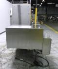 Used Pace Model M300 Pharmaceutical Bottle Unscrambler capable of speeds up to 250 containers per minute. Has bulk elevator and hopper, ionized air cleaner and all stainless steel construction. Conta...