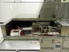 Used Pace Model M300 Pharmaceutical Bottle Unscrambler capable of speeds up to 250 containers per minute. Has bulk elevator and hopper, ionized air cleaner and all stainless steel construction. Conta...