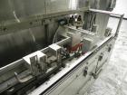 Used Pace Model M300 Pharmaceutical Bottle Unscrambler capable of speeds up to 250 containers per minute. Has bulk elevator and hopper, ionized air cleaner and all stainless steel construction. Conta...