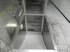 Used Pace Model M300 Pharmaceutical Bottle Unscrambler capable of speeds up to 250 containers per minute. Has bulk elevator and hopper, ionized air cleaner and all stainless steel construction. Conta...