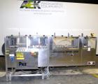 Used Pace Packaging Corporation Omni-Line Bottle Unscrambler, Model M400SS D, Stainless Steel. Capable of approximately 200 bottles per minute. Approximate  48” diameter disc, orientate belt.  3/60/4...