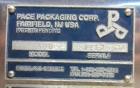 Used Pace Packaging Model M400 Unscrambler