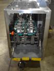Used Pace Packaging Bulk Bottle Unscrambler, Model M400. Capable of orienting approximately 20-350 bottles a minute, depending on application. Container size range: .33 oz (10mL) to 1.3 gallon (5L) w...