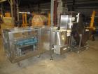 Used Pace PET Bottle Unscrambler with Hopper-Elevator, Model Omni-Line M350AR. Stainless steel construction. Pace 20 cubic foot hopper-elevator. Last ran neutraceutical 120ml to 250ml, 
