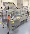 Used Pace Packaging Pharma-Line 300 Bottle Unscrambler With Air Rinse, Model 300 AR, Serial# 1850. With Pace Packaging 20 CUFT bulk bottle elevator, serial# 1864, Lakso 62 319 reject & assorted parts.