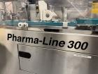 Used Pace Packaging Pharma-Line 300 Bottle Unscrambler With Air Rinse, Model 300 AR, Serial# 1850. With Pace Packaging 20 CUFT bulk bottle elevator, serial# 1864, Lakso 62 319 reject & assorted parts.