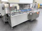 Used Palace Packaging Empty Bottle Unscrambler with Ionized Air Rinser.