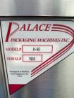 Used Palace Packaging Empty Bottle Unscrambler with Ionized Air Rinser.