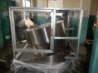 Used Ozaf Automatic Bottle Unscrambler, Model RO/1000. Speeds up to 110 bottles per minute. Ozaf E40V bottle hopper and elevator. Hopper capacity is 300 litres, level control in the hopper with low b...