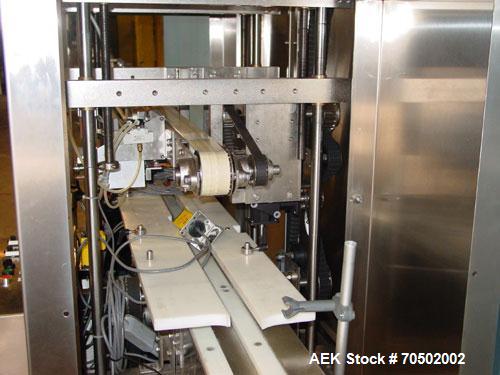 Used Pace Model BOA5000 Stainless Steel Bottle Orientator. With 20 foot long x 4 1/2 inch wide Delrin chain stainless steel frame conveyor, 2 inch wide x 36 inch rubber top hold down belt. 1/60/220. ...
