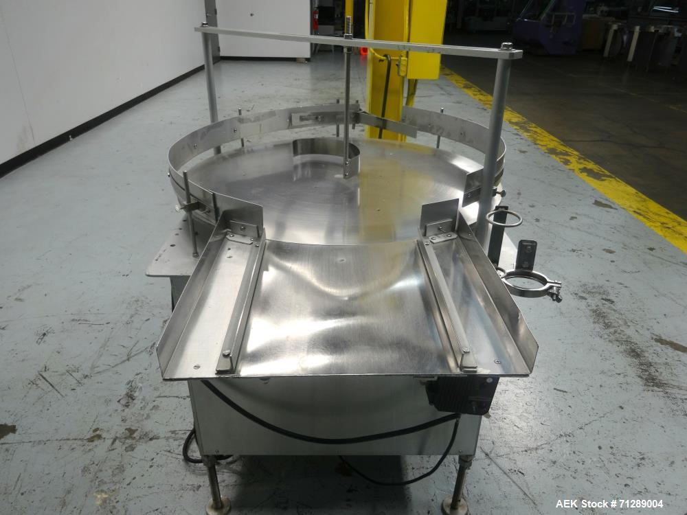 Used Unscramber, Rotary Accumulation Table.