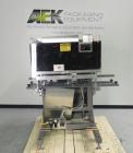 Used Palace Packing Model B3B-PO-A Inline Bottle Orienter. Machine is rated at speeds up to 300 bottles per minute. Does handle, neck, and panel orienting. Inline unit for installation over conveyors...